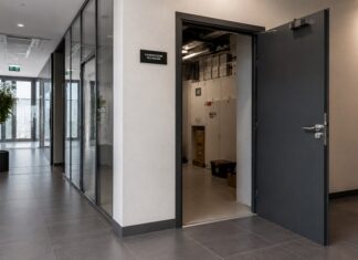 Drzwi do zaplecza i instalacji technicznych – jak dobrać odpowiedni wariant? Drzwi techniczne do zaplecza